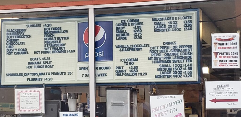 York Street Treat Inc Menu 7